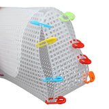 ABS Plastic Knitting Stitch Markers (10 Grams, 30-40 Pieces) 22x11x3 MM Crochet Bag Locking Holders [ac-sewsupp-00007-m11]
