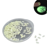 Glow In the Dark Sequins (2 Grams, 1000+ Pieces) 4x2x0.2 MM Oval Decorative Radium Fluorescent Pailletes For DIY Crafts Garments Nails