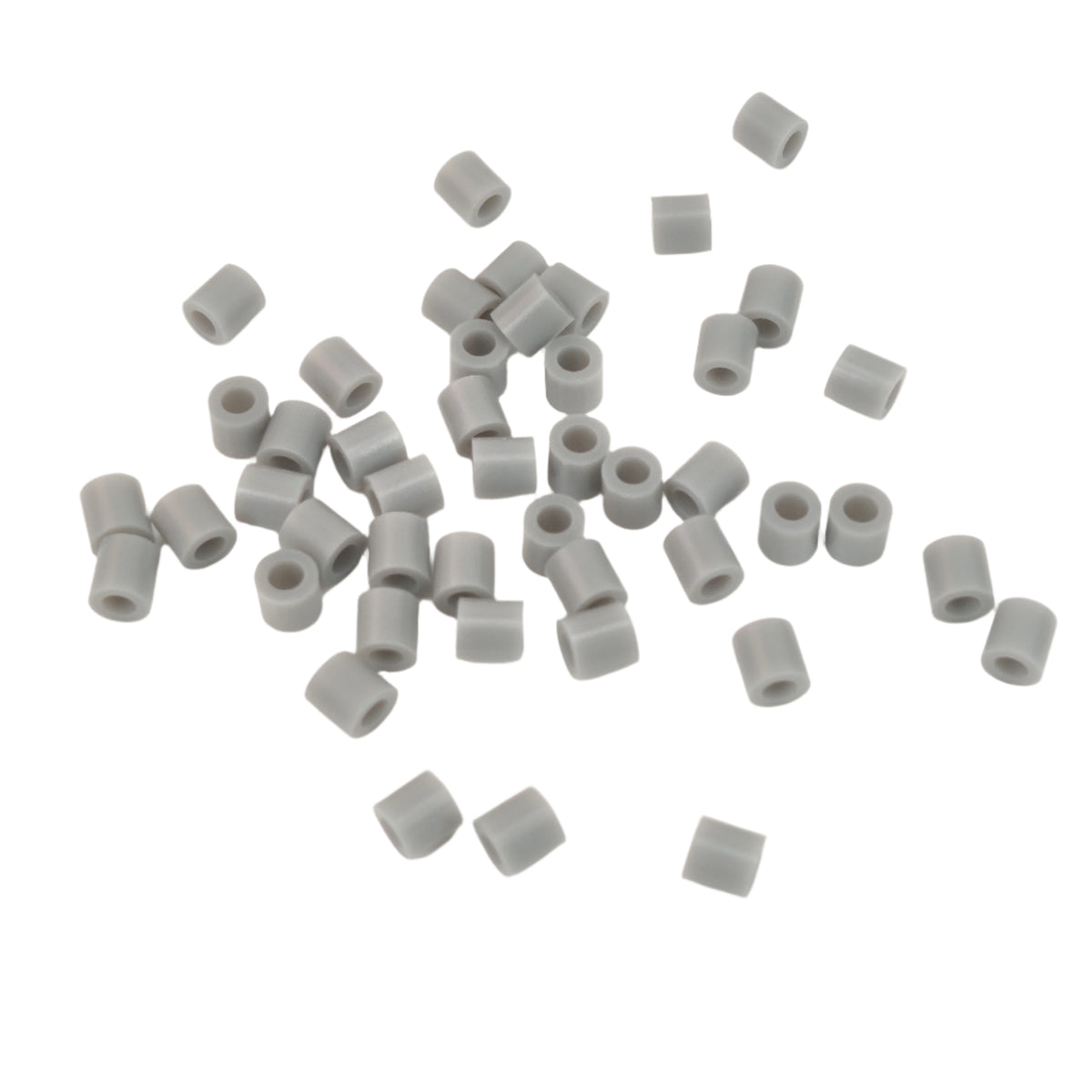 Fuse Beads 5x5 MM Grey Color (10 GMs, 170 Beads) (#OT92)
