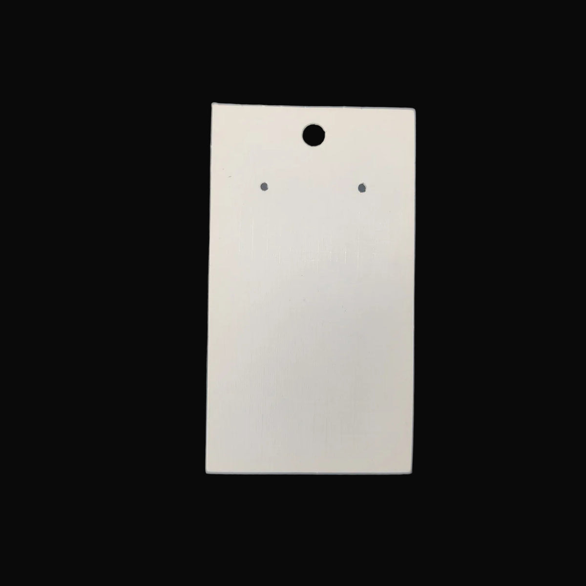 Paper Earring Display Card Strips 3.5x2inch (9x5CM) Rectangle White (Pack of 50 Pieces)