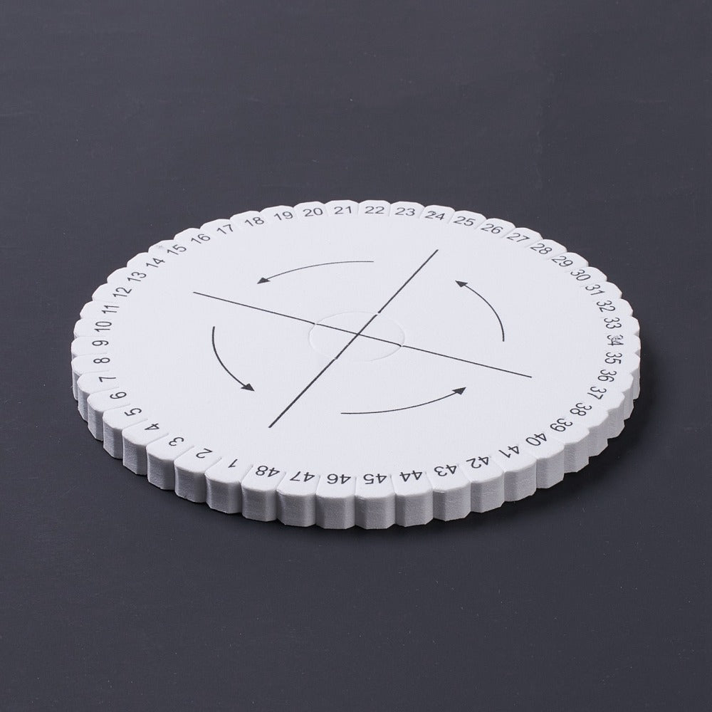 Foam Embroidery Sewing Disc 15 CM / 6 Inch (1 Piece) Macrame Braiding Beading Craft Tool Round [jefs-dispcrdtool-00004-m3]