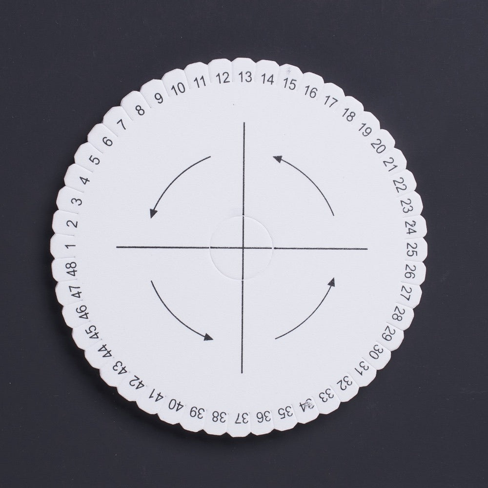 Foam Embroidery Sewing Disc 15 CM / 6 Inch (1 Piece) Macrame Braiding Beading Craft Tool Round [jefs-dispcrdtool-00004-m3]