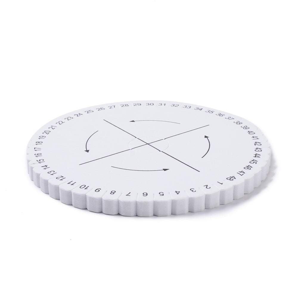Foam Embroidery Sewing Disc 15 CM / 6 Inch (1 Piece) Macrame Braiding Beading Craft Tool Round [jefs-dispcrdtool-00004-m3]