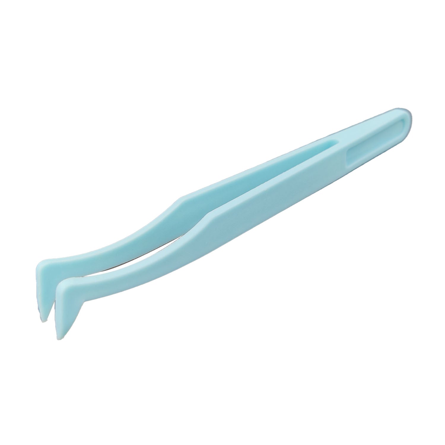 Plastic Tweezer 4.5 Inch (Random Color, 1 Piece) Multipurpose Bead Picking Tool