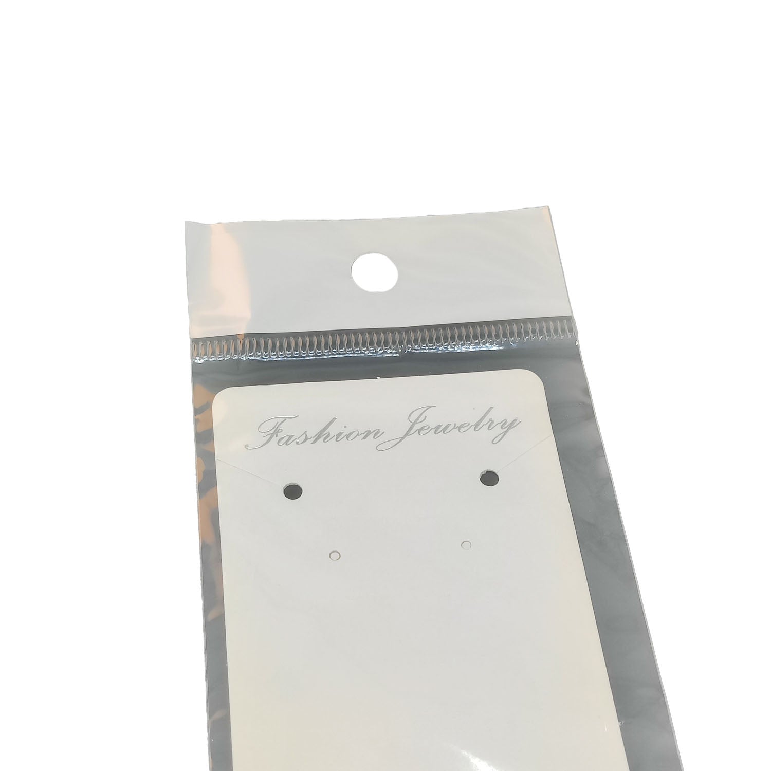 Paper Display Cards With Adhesive BOPP Covers (Set of 10) 21x5.5 CM Self Seal For Necklace Chain Jewellery Packaging