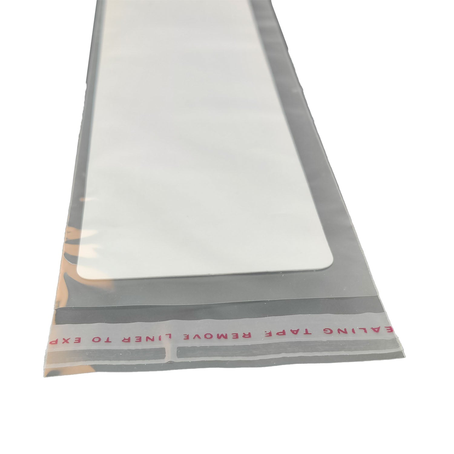 Paper Display Cards With Adhesive BOPP Covers (Set of 10) 21x5.5 CM Self Seal For Necklace Chain Jewellery Packaging