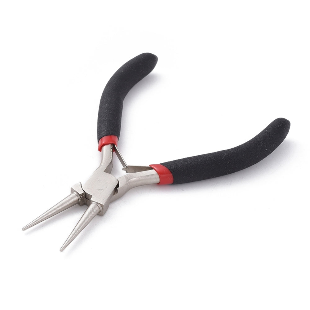 Round Nose Plier 5 Inch (1 Piece, Random Color) For Jewellery Making [jefs-dispcrdtool-00219-m14]