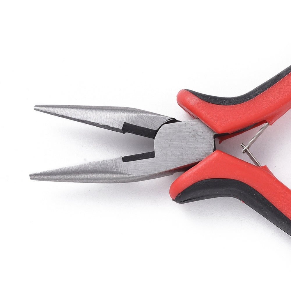 Wire Cutter Chain Nose Plier 5 Inch (1 Piece, Random Color) For Jewellery Making [jefs-dispcrdtool-00219-m15]