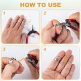 Brass Tool For Jump Ring Opening Closing Buckling Opener For Jewellery Making Beading [jefs-dispcrdtool-00219-m18]