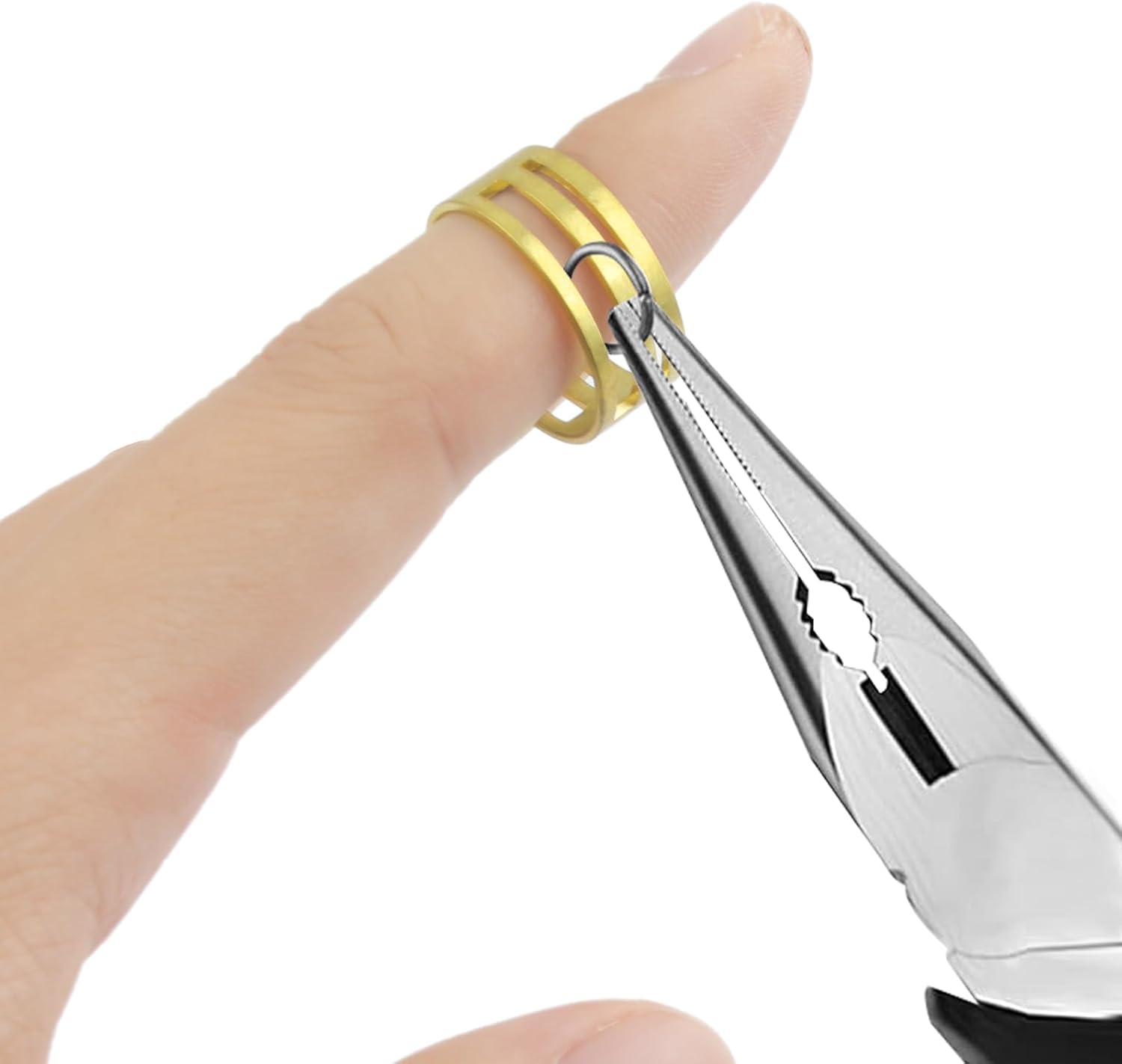 Brass Tool For Jump Ring Opening Closing Buckling Opener For Jewellery Making Beading [jefs-dispcrdtool-00219-m18]