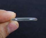 Glass Cabochons Embellishments 25x5 MM (Pack of 10 PCs) Round Double Side Flat Transparent For DIY Crafts Jewellery Making Magnets