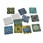 Glass Cabochons Patches Stones (10 Pieces) 25x25x6.5 MM Square Domes Flat Back For Decoration Jewellery Making DIY Crafts [jefs-embelshcabo-00002-m13]