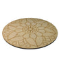 Pre-marked Laser Cut MDF Cutouts 8 Inch (1 Piece) Round Flower 3mm Thick Wood Shapes Bases For DIY Painting Arts Decoration Wall Hanging Gifts [jefs-embelshcabo-00003-m12]