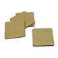 Wooden Bases Blanks 5x5x0.25 CM (4 Pieces) Square For DIY Crafts Painting Arts Decoration Gifts [jefs-embelshcabo-00003-m4]