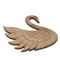 Pre-marked Laser Cut MDF Cutouts 3.5x4 Inch (1 Piece) Swan 3mm Thick Wood Shapes Bases For DIY Painting Arts Decoration Wall Hanging Gifts [jefs-embelshcabo-00003-m7]