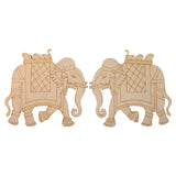 Pre-marked Laser Cut MDF Cutouts 6x5.5 Inch (1 Piece) Elephant 3mm Thick Wood Shapes Bases For DIY Painting Arts Decoration Wall Hanging Gifts [jefs-embelshcabo-00003-m9]