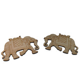 Pre-marked Laser Cut MDF Cutouts 6x5.5 Inch (1 Piece) Elephant 3mm Thick Wood Shapes Bases For DIY Painting Arts Decoration Wall Hanging Gifts [jefs-embelshcabo-00003-m9]