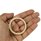 Wooden Rings 5x0.25 CM (10 Pieces) Round For Sewing Macrame Crochet DIY Crafts Painting Arts Decoration [jefs-embelshcabo-00004-m1]