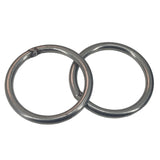 Stainless Steel Rings 78x7.5 MM (2 Pieces) Heavy Duty Silver Color For DIY Crafts Projects Macrame Dream Catchers Blinds Decorations