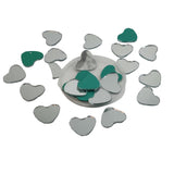 Shisha Glass Mirrors 8 to 19 MM (350 Pieces Total, 7 Shapes x 50 PCs Each ) For Sewing Embroidery Crafts Jewellery Multipurpose Transparent [jefs-embelshcabo-00124-mix2]