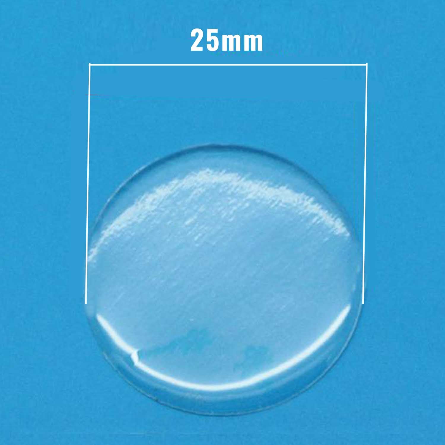 Epoxy Resin Dome Stickers Adhesives Round 25x2 MM / 1 Inch (10 Pieces) Clear Transparent For Jewellery Making DIY Crafts Photos