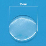 Epoxy Resin Dome Stickers Adhesives Round 25x2 MM / 1 Inch (10 Pieces) Clear Transparent For Jewellery Making DIY Crafts Photos
