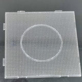 Plastic Pegboards For Aumni Crafts DIY Bead Fusion Kit And All Other Brands 3x2.5mm Mini Fuse Beads 140x140x20xmm Square Transparent Color (Sold as 1 piece)