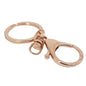 Key Chain Making (Pack of 5 Pieces) 30x2 MM Ring Bases 32x23x5 MM Lobster Clasp 18x8x5 MM Swivel Rose Gold Color [jefs-gnrlcrftsupp-00043-m7]