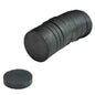 Ferrite Magnets 15x3 MM Round (10 Pieces) Dark Metal Color For DIY Crafts Projects Jewellery Decoration Utilities [jefs-gnrlcrftsupp-00048-m5]