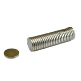 Small Durable 15x2 MM Magnets (5 Pieces) Silver Color NeoDymium Stationary White Board Use [jefs-gnrlcrftsupp-00048-m8]