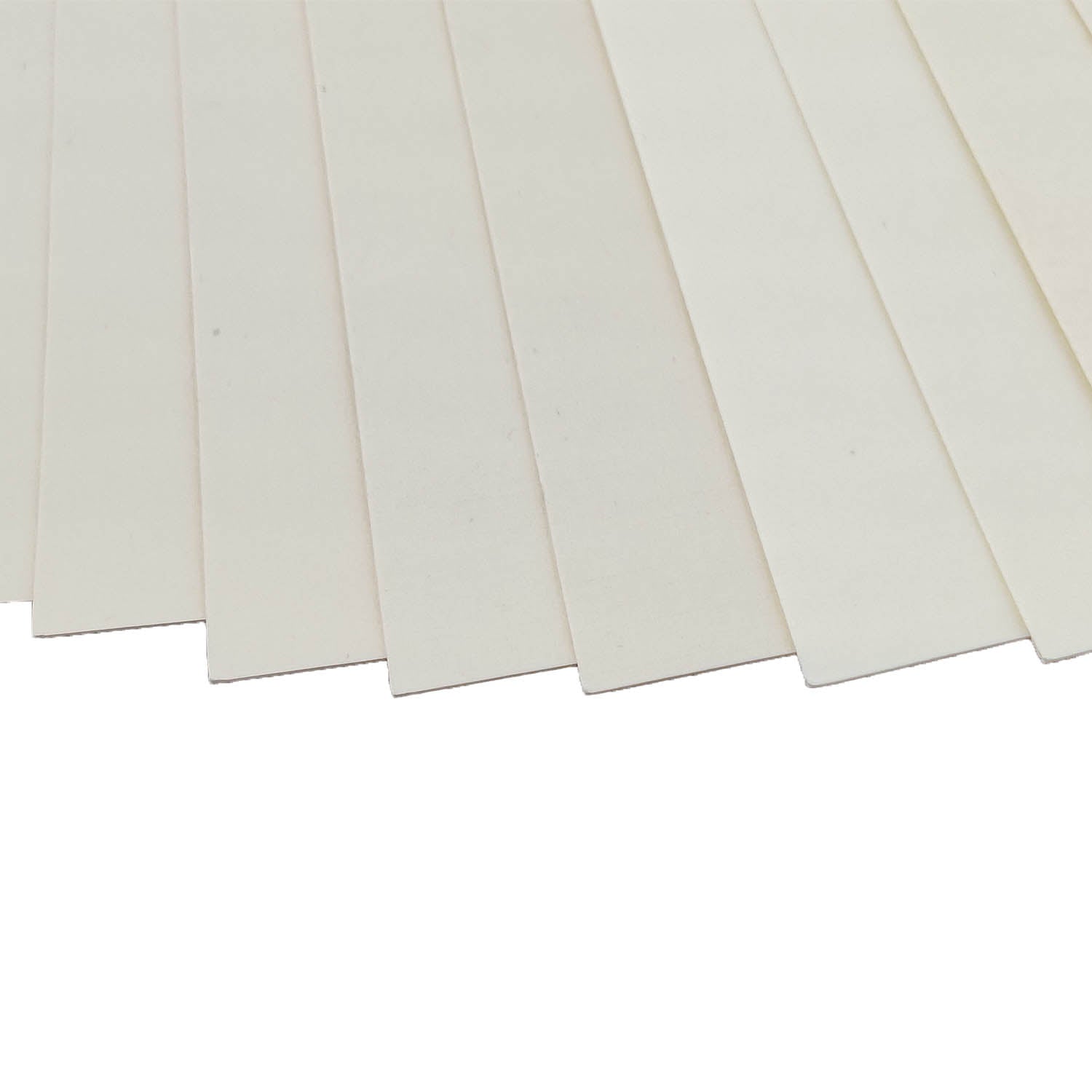 Textured Boards Case Binding Papers (10 Sheets, Ivory White Mixed Patterns, 300 to 250 GSM, A4 Size) For Art & Crafts Invitation Tags Brochures