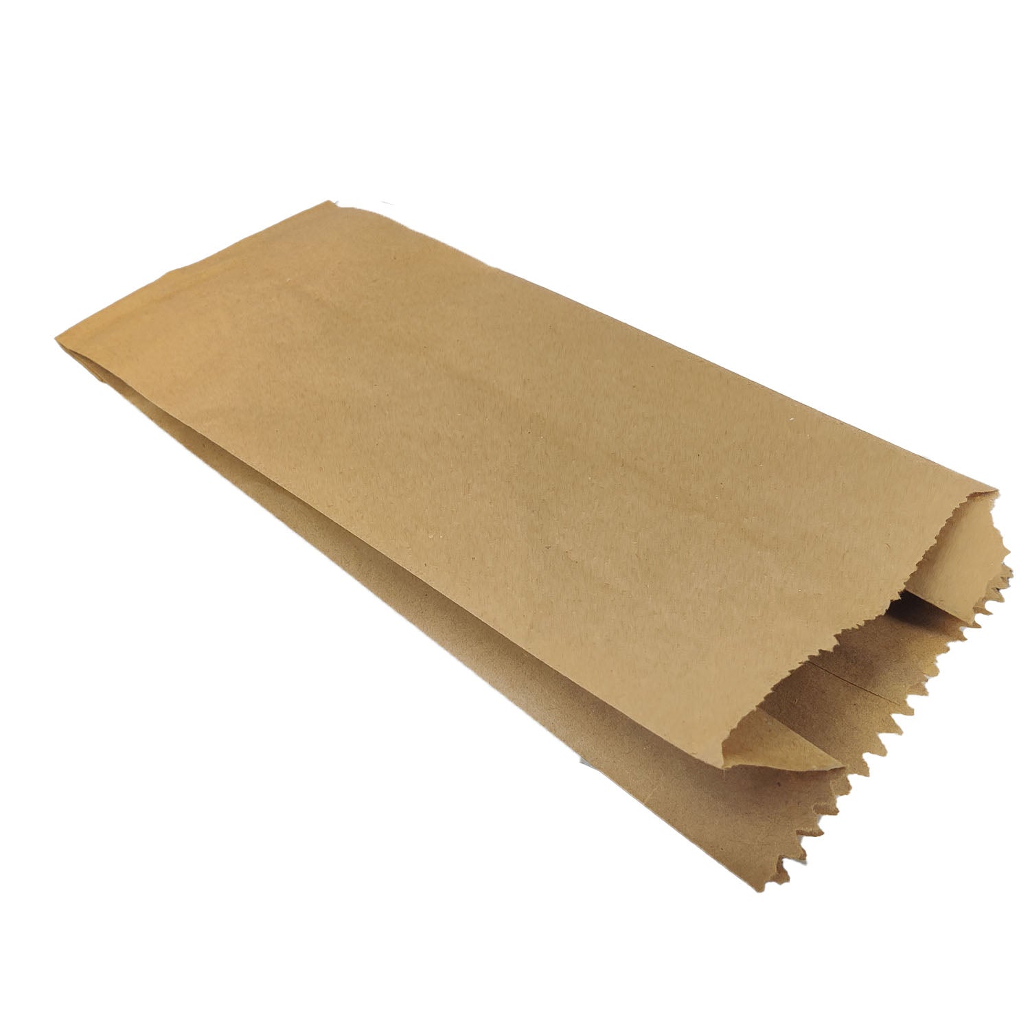 80-GSM Gusseted V-Bottom Groceries Medicines Packing Paper Bags Covers Multipurpose Packaging Stationary Brown