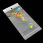 BOPP Adhesive Covers Self Seal Hanging Packing Pouches Transparent For Jewellery Stationary Accessories