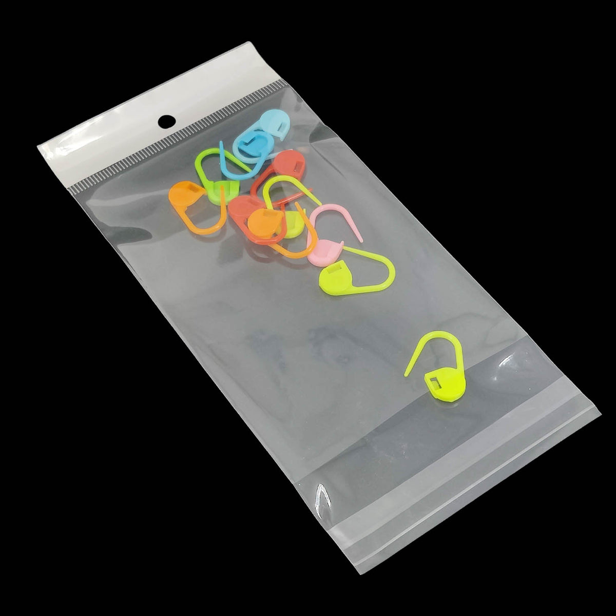 BOPP Adhesive Covers Self Seal Hanging Packing Pouches Transparent For Jewellery Stationary Accessories