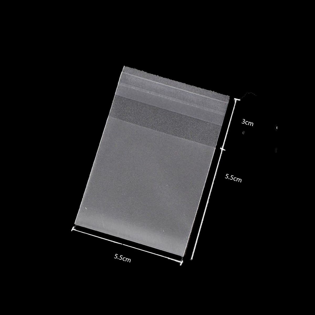 Frosted Self Adhesive BOPP Covers Translucent Bags Pouches For Cookies Chocolates Jewellery Gifts