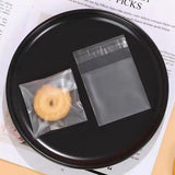 Frosted Self Adhesive BOPP Covers 13x10 CM With 10x10 Inside (1 Pack, 95-100 PCs) Transparent For Cookie Chocolates Jewellery Gifts [jefs-pack-boxnsupp-00055-m8]