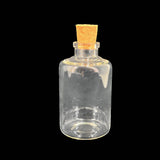 Glass Dome Cloche Cover Containers 50 ML 7x3.5 CM (3 Pieces) Bottles Vials Jars With Cork Lid For Gifts Decoration Crafts Storage [jefs-pack-boxnsupp-00122-m18]