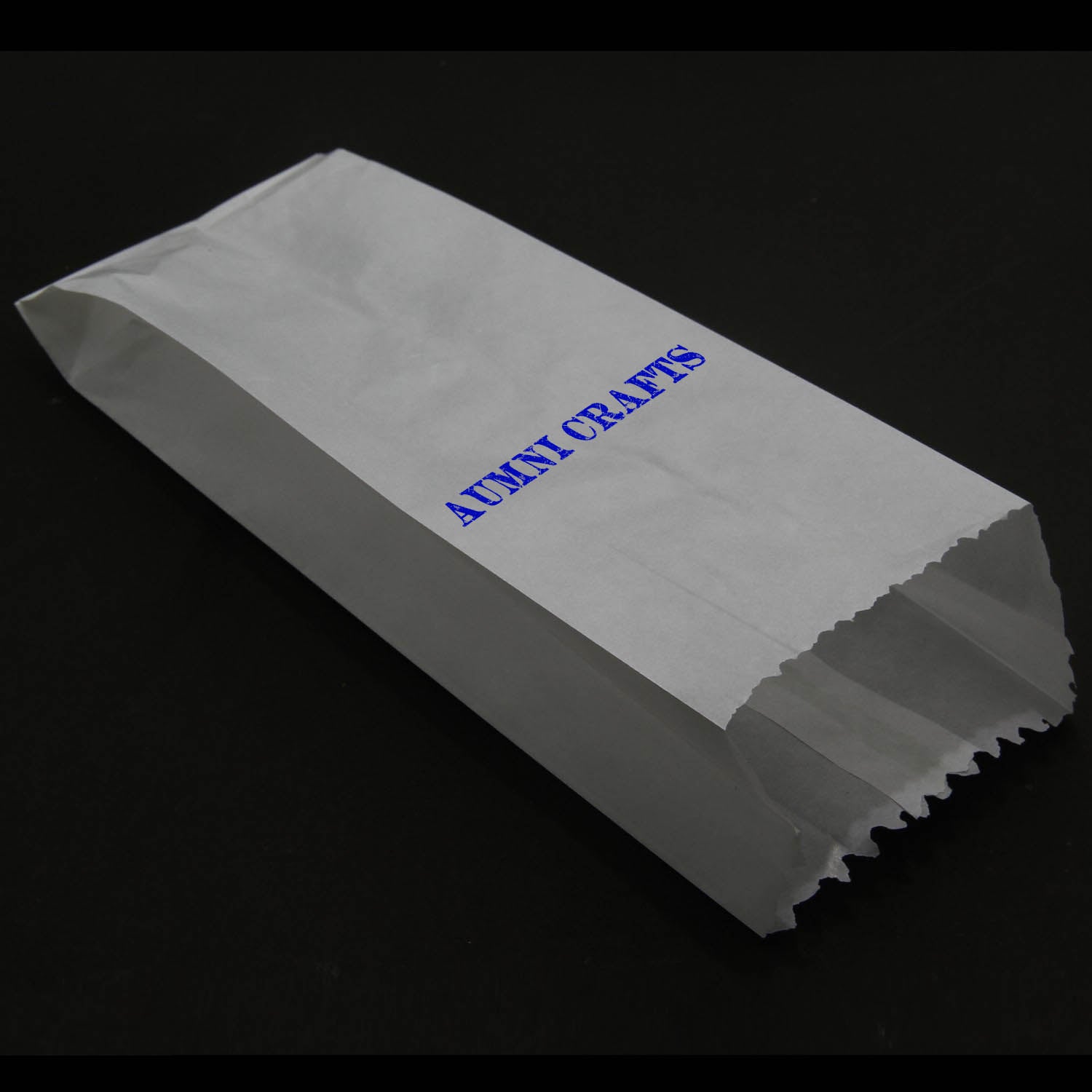 Customized Gusseted Butter Paper Covers 40 GSM Printed Multipurpose Glassine Packing Pouches White Slightly Oil Grease Proof Food Grade