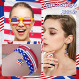 Metal Enamel Charms (5 Pieces) USA Flag 18x15x1.5 MM Multicolor Alloy Pendants For America Keychains Jewellery Making Decoration Crafts