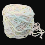 Soft Polyester Woollen Chunky Yarns 7 MM (1 Bunch x 150 GMs, 100+ Meters) Multicolor For Knitting Crochet Baby Sweater Scarf Fabric [jefs-stringlace-00015-m1]