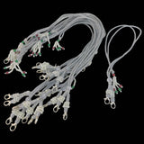 Necklace Dori Back Rope 11 Inch (12 PCs) Silver Color For Silk Thread Jewellery Making Aari Decoration Garments (#OT1)
