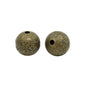 Brushed Metallic Acrylic Beads 6 MM Hole:1MM Round For Jewellery Making DIY Crafts Bracelets