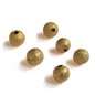Brushed Metallic Acrylic Beads 6 MM Hole:1MM Round For Jewellery Making DIY Crafts Bracelets