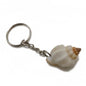 Sea Shell Gift Key Chains 3.5x2x2xcm Twisted White (Pack of 3 pieces) [ac-artifctcrfts-00001-m2]
