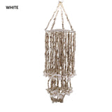 Handmade Seashell Wall Hangings Home Decoration Handicrafts 60 CM Long [White] (Pack of 1) [ac-artifctcrfts-00034-m4]