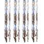 Handmade Seashell Long Curtain Door Hangings Home Decoration Handicrafts 140cm (55 Inch Long) [Grey] (Sold as 1 set, 12 Lines/set) [ac-artifctcrfts-00037-m1]