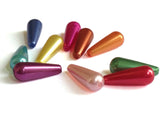 Plastic Pearl Beads 18x7mm Drop Hole:1mm For Jewellery Making Crafts [ac-bds-00005]