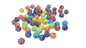 Plastic Beads With Dots 8mm Round Hole:2mm For Jewellery Making Crafts [ac-bds-00007]