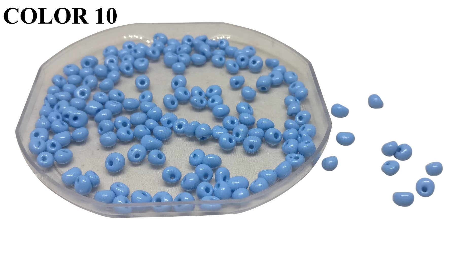 Acrylic Large Seed Beads 4.5x4mm Non-Uniform Drop Hole:2mm For Jewellery Making DIY Crafts [ac-bds-00008]