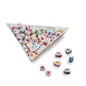 Plastic Beads 7x7x4xmm Alphabets Letters Hole:2mm Heart For Jewellery Bracelet Making Crafts [ac-bds-00025]